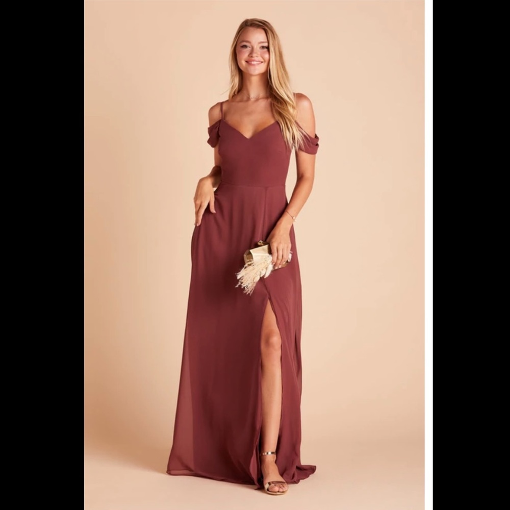Rosewood Devin Convertible Dress from Birdy Grey with Slit